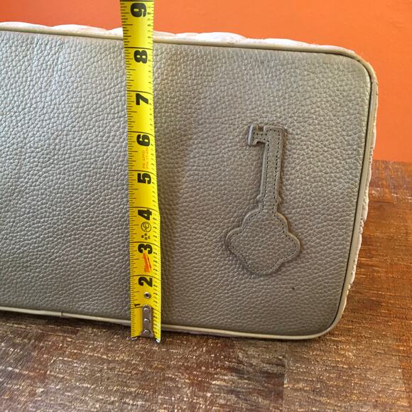 My Flat in London Brighton Miss Bond Bow Beige Quilted Large Handbag Purse MFIL - Picture 5 of 12